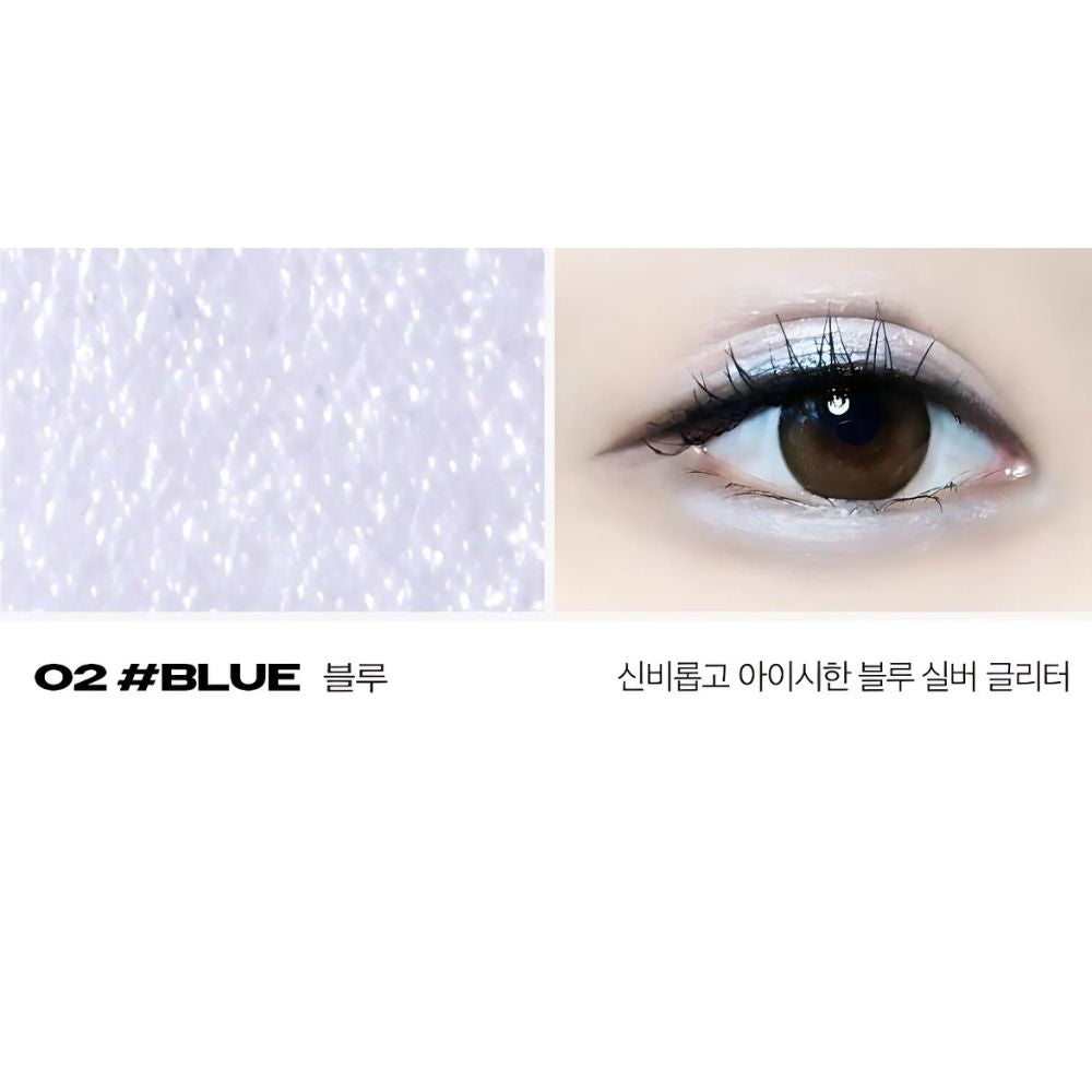 merrymonde Better Twim Glitter Pen Eyeliner 0.5g in 02 Blue.
