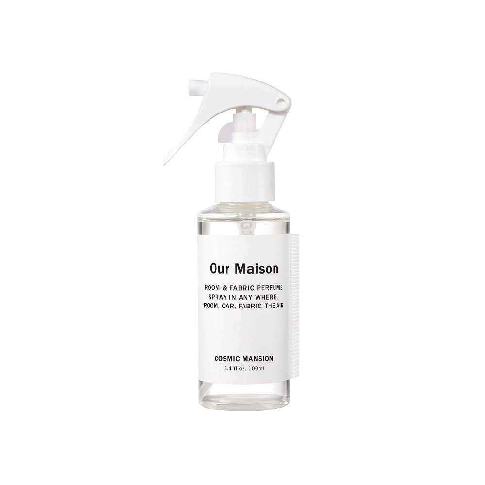 COSMIC MANSION Room & Fabric Spray #LINEN & MUSK 100ml / 200ml