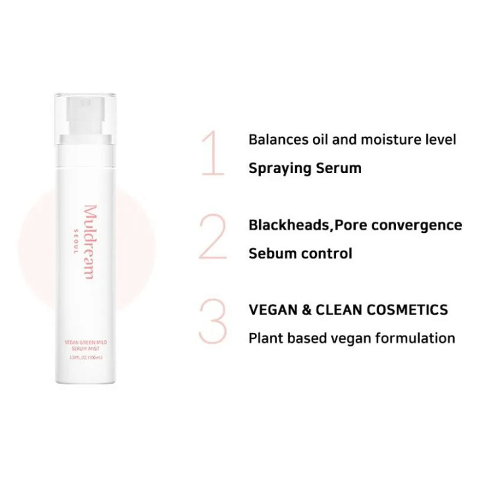 (NEWA) Muldream Vegan Green Mild Serum Mist 100ml - DODOSKIN