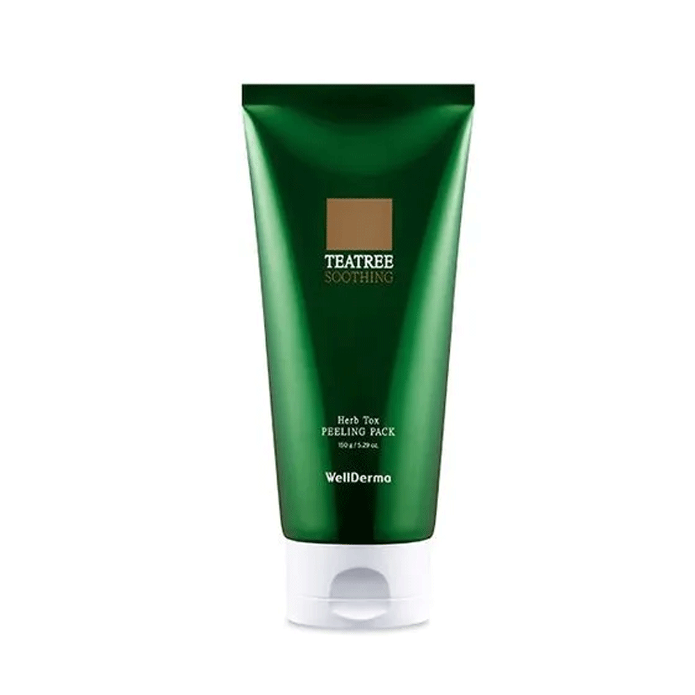 WellDerma TeaTree Soothing Herb Tox Peeling Pack 150g - DODOSKIN
