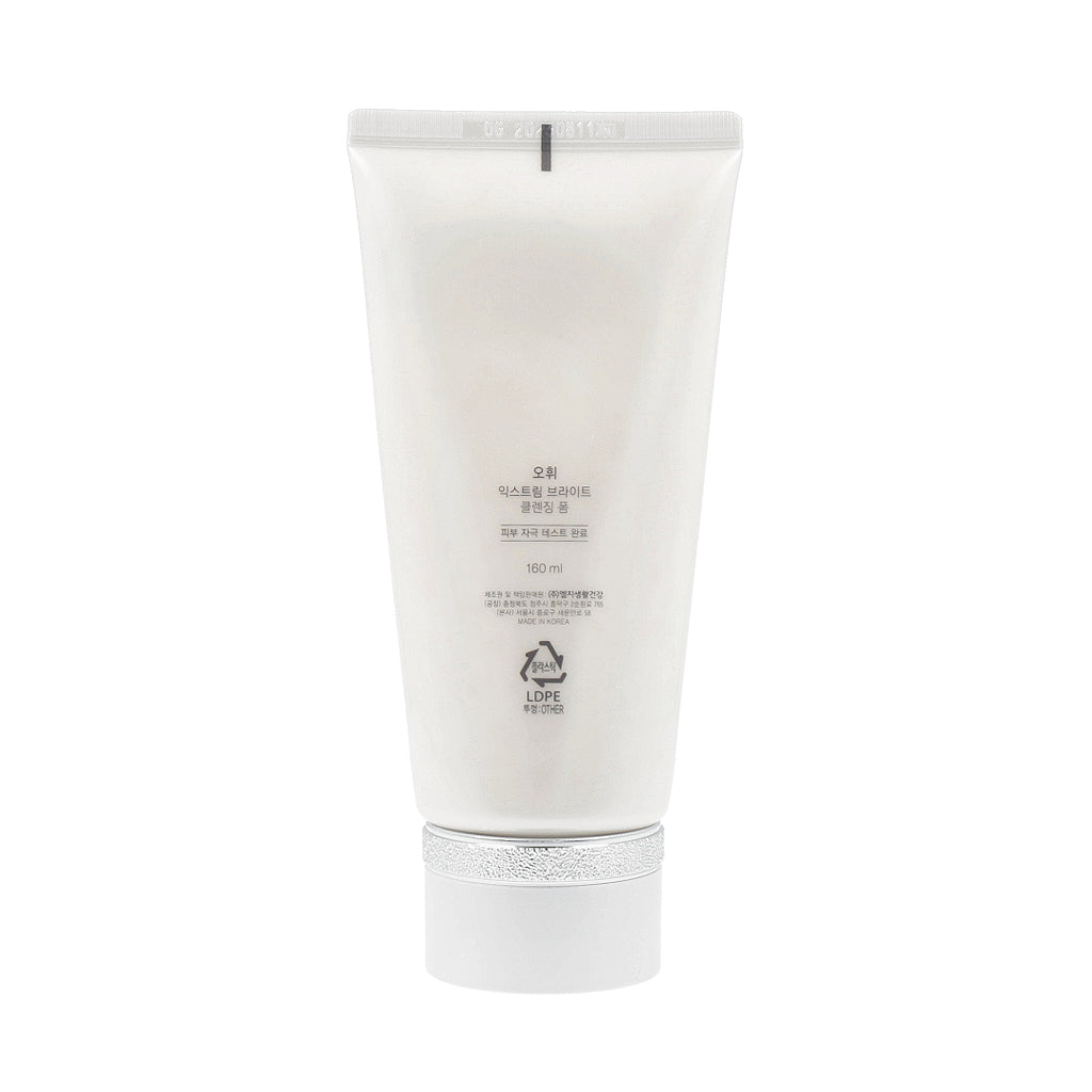 O HUI Extreme Bright Cleansing Foam 160 ml - Dodoskin