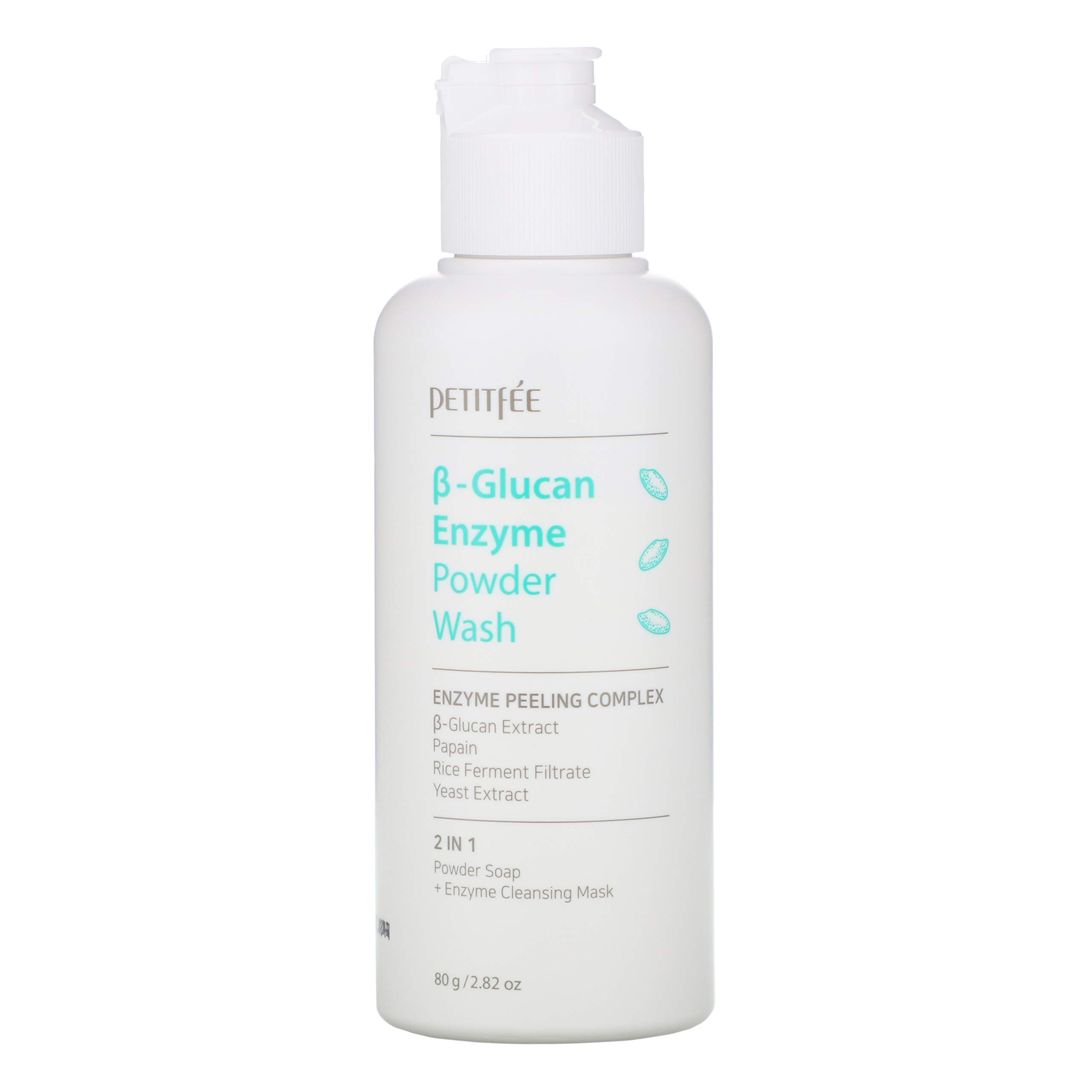 Petitfee β-Glucan Enzyme Powder Wash 80g - Dodoskin