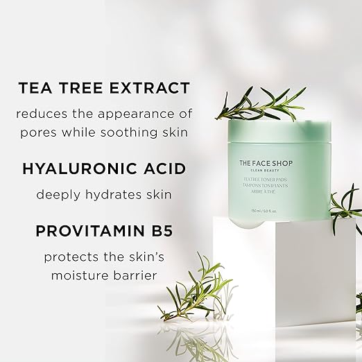 THE FACE SHOP Tea Tree Toner 70 Pads - DODOSKIN