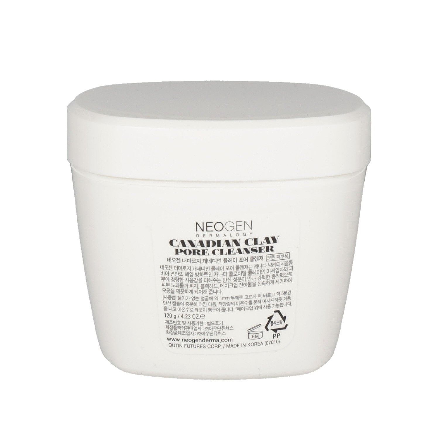 NEOGEN DERMALOGY Canadian Clay Pore Cleanser 120g - DODOSKIN