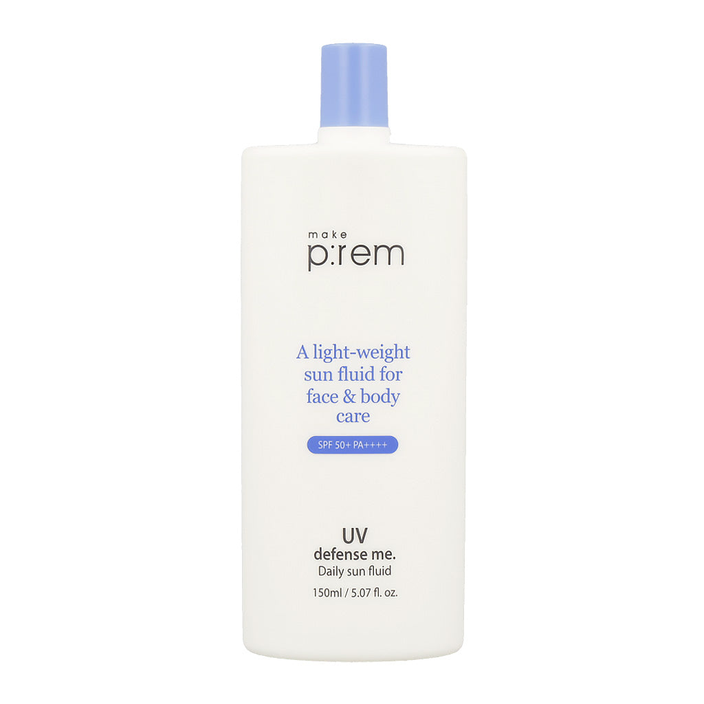 Buy Korean Makep:rem UV Defense Me Daily Sun Fuild SPF50+ PA++++ 150ml online at best price, Just Get it Now