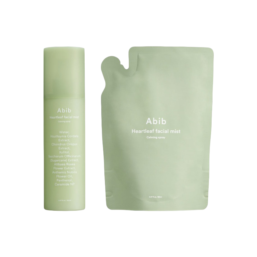 Abib Heartleaf Facial Mist Calming Spray 150ml (+refill 150ml)