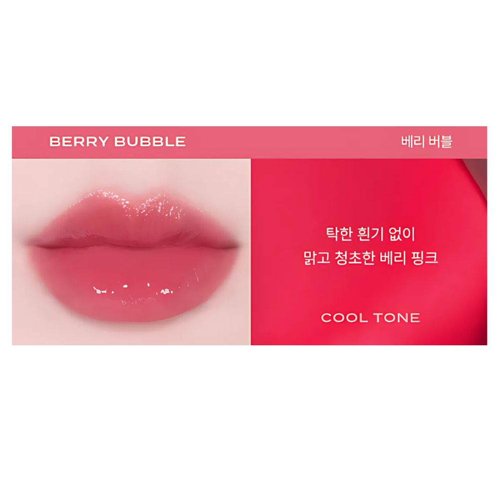 FEEV Hyper-Fit Glam Drop 3.3g in Berry Bubble Shade.