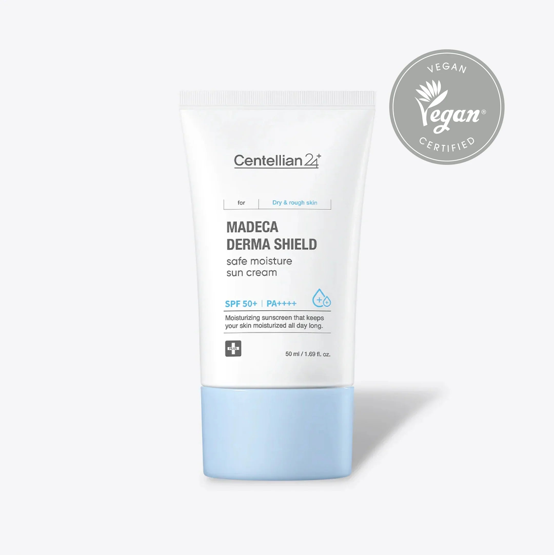 Centellian24 Madeca Derma Shield Moisture Sun Cream 50ml + Sun Stick 18g – Full Moisture & Cooling Sun Care Package
