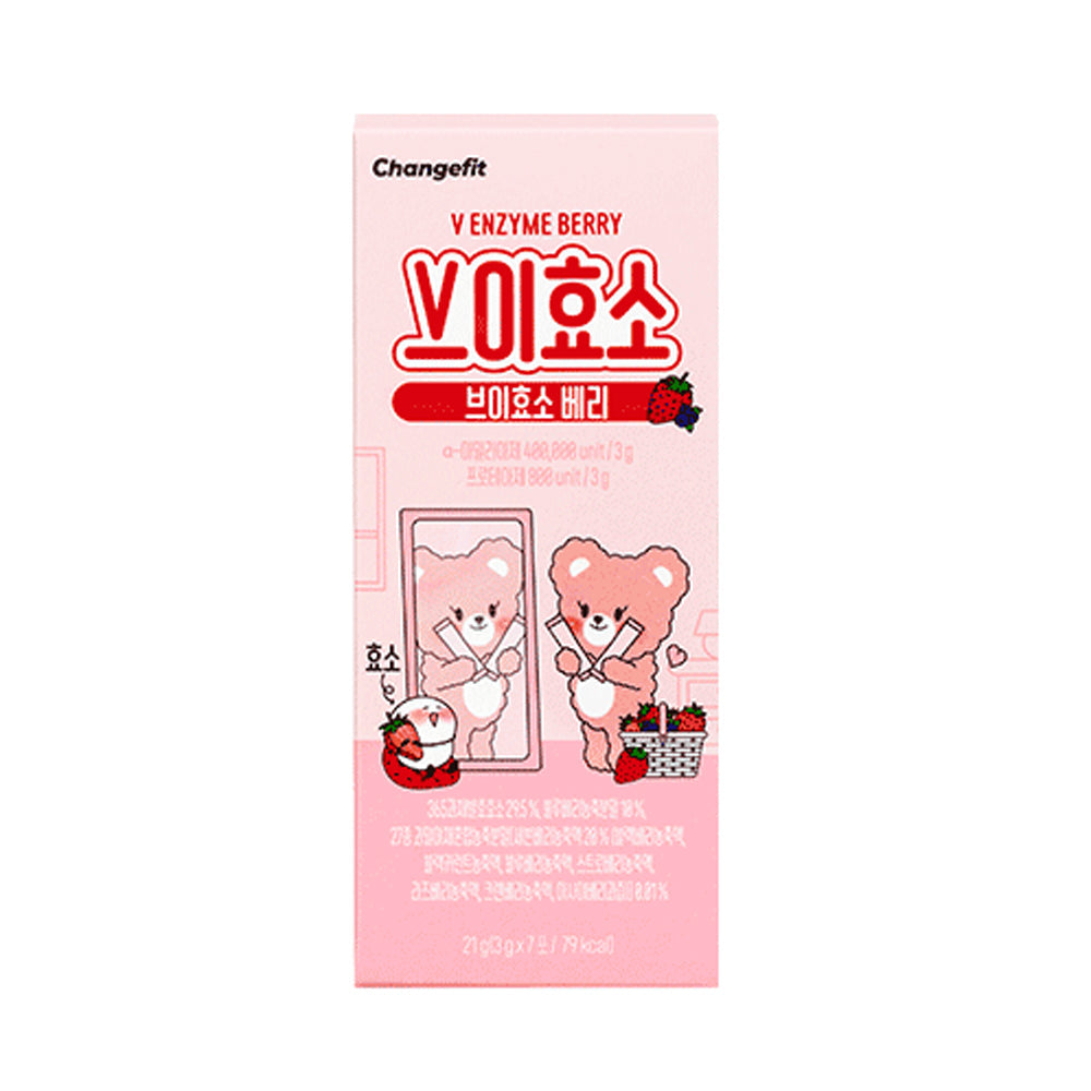 CHANGEFIT V Enzyme Berry 3g*30 Sticks / 3g*7 Sticks - DODOSKIN