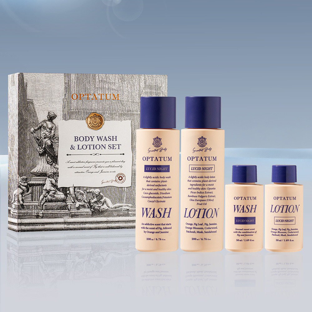 [Gift Packaging] OPTATUM Lucid Body Wash & Lotion Gift Set