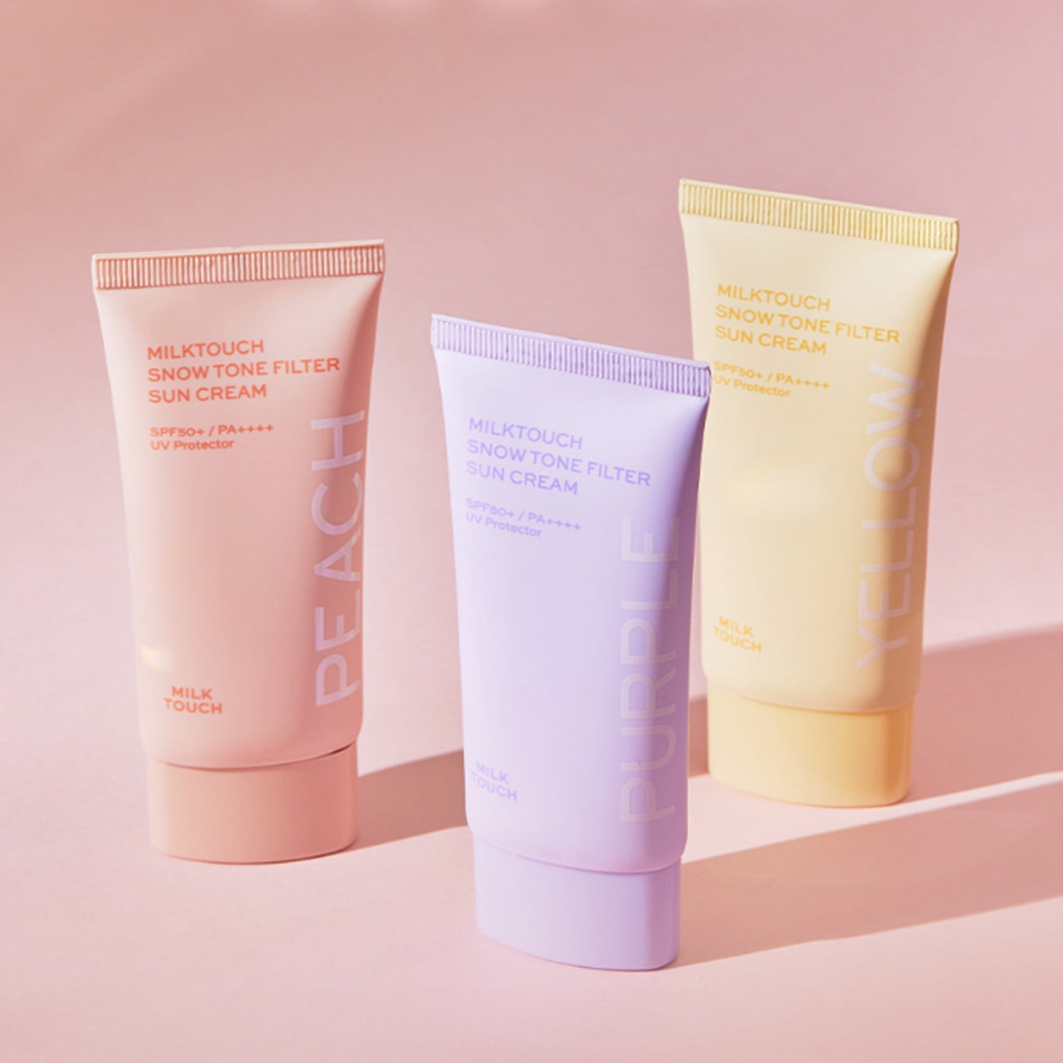 Milk Touch Snow Tone Filter Sun Cream 50ml 3 Types