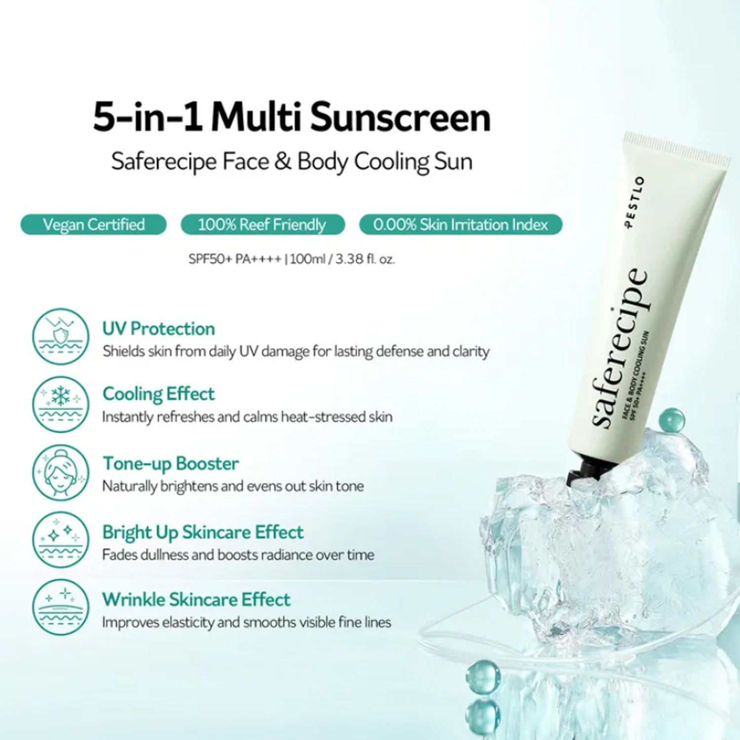 PESTLO Saferecipe Face & Body Cooling Sun 100ml