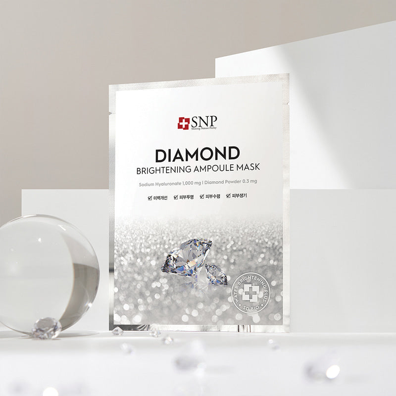 Snp Diamond Brightening Ampoule Mask 25ml x 10ea