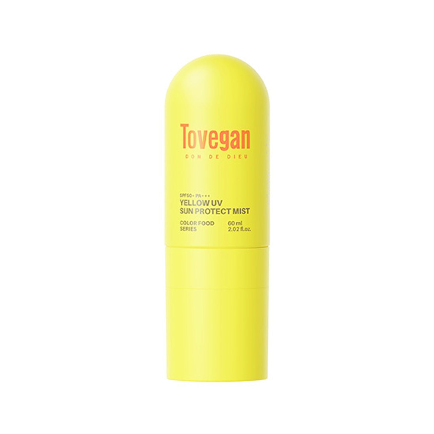 Tovegan Colorfood Series Yellow UV Sun Protect Mist SPF50+ PA+++ 60ml