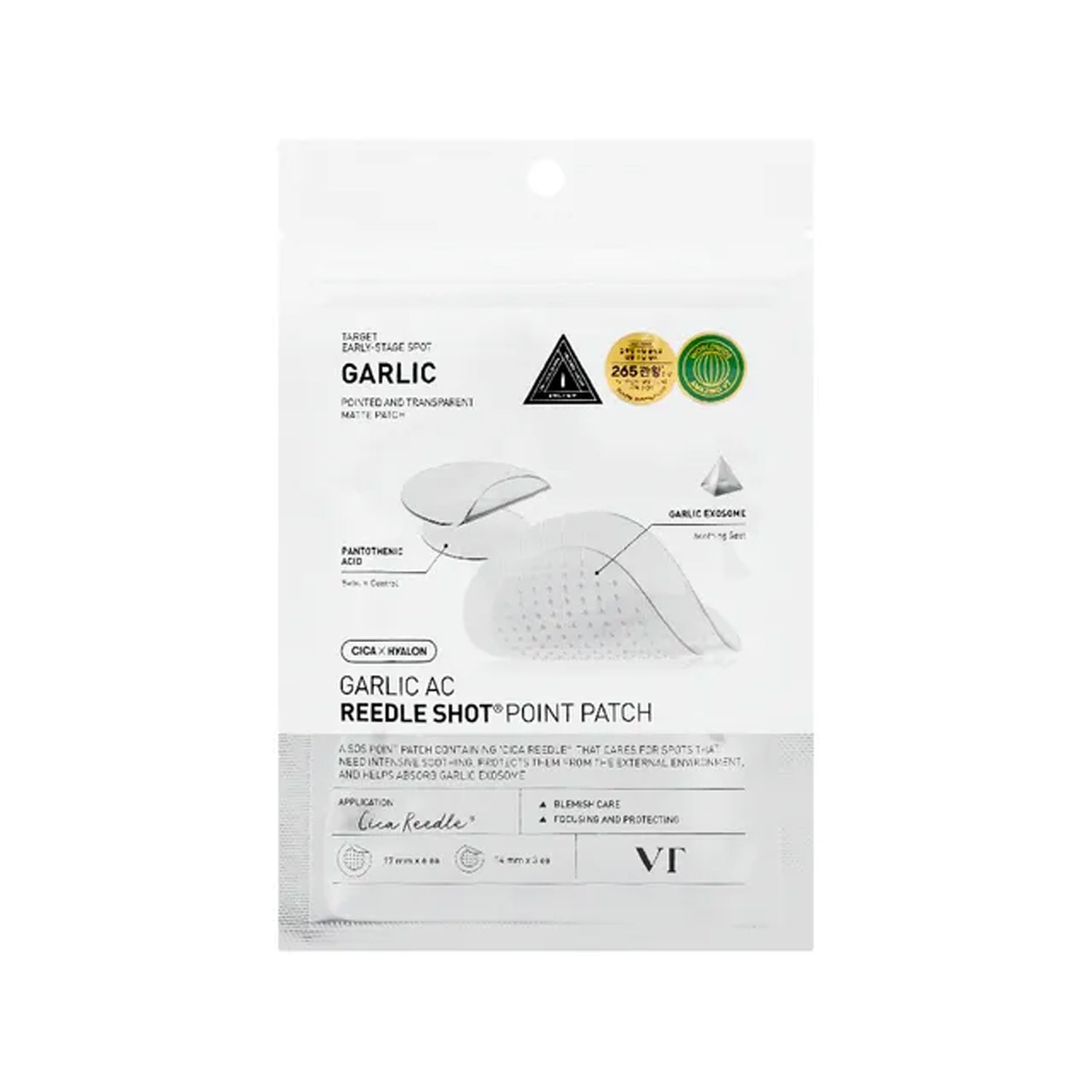 VT Cosmetics Garlic AC Reedle Shot Point Patch 9ea