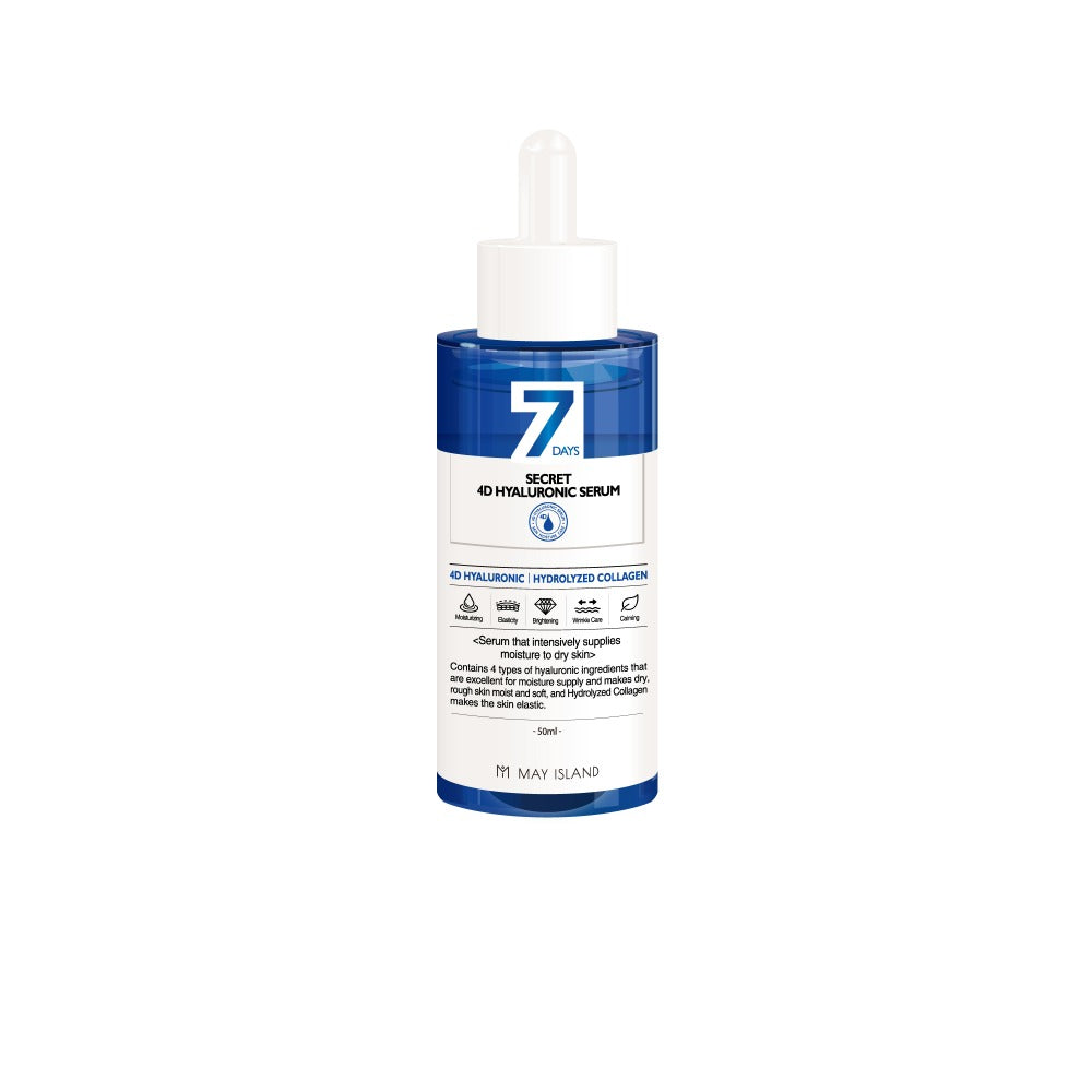 MAY ISLAND 7 Days Secret 4D Hyaluronic Serum 50ml - DODOSKIN