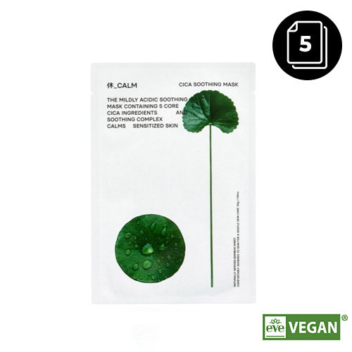 [HUECALM] Cica Soothing Mask 25g * 5ea - Dodoskin