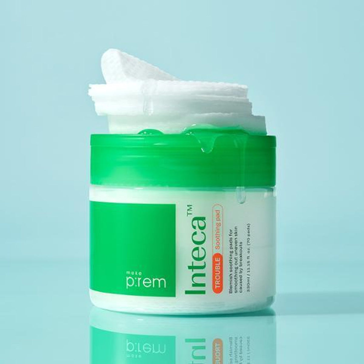 Inteca Skin make p:rem Inteca Trouble Soothing Pad 70 Sheets | DODO SKIN ...