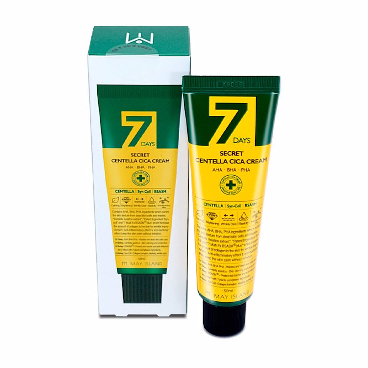 MAY ISLAND 7 Days Secret Centella Cica Cream 50ml - DODOSKIN