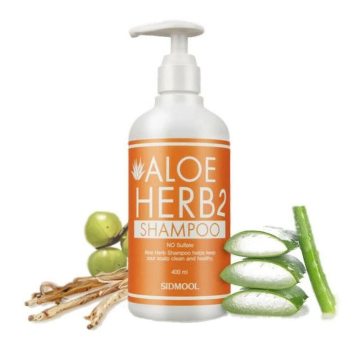 Sidmool Aloe Herb 2 Shampoo 400ml - DODOSKIN