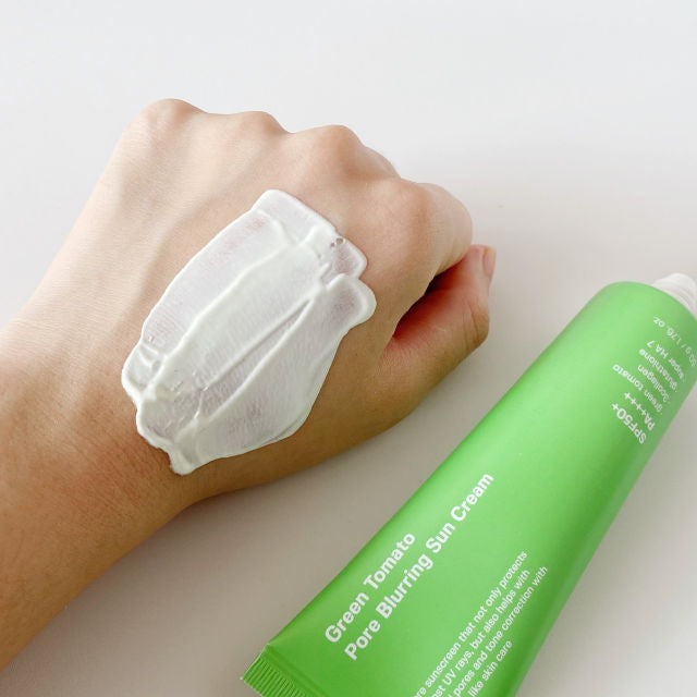 SUNGBOON EDITOR Green Tomato Pore Blurring Sun Cream 50g SPF50+ PA++++ - DODOSKIN