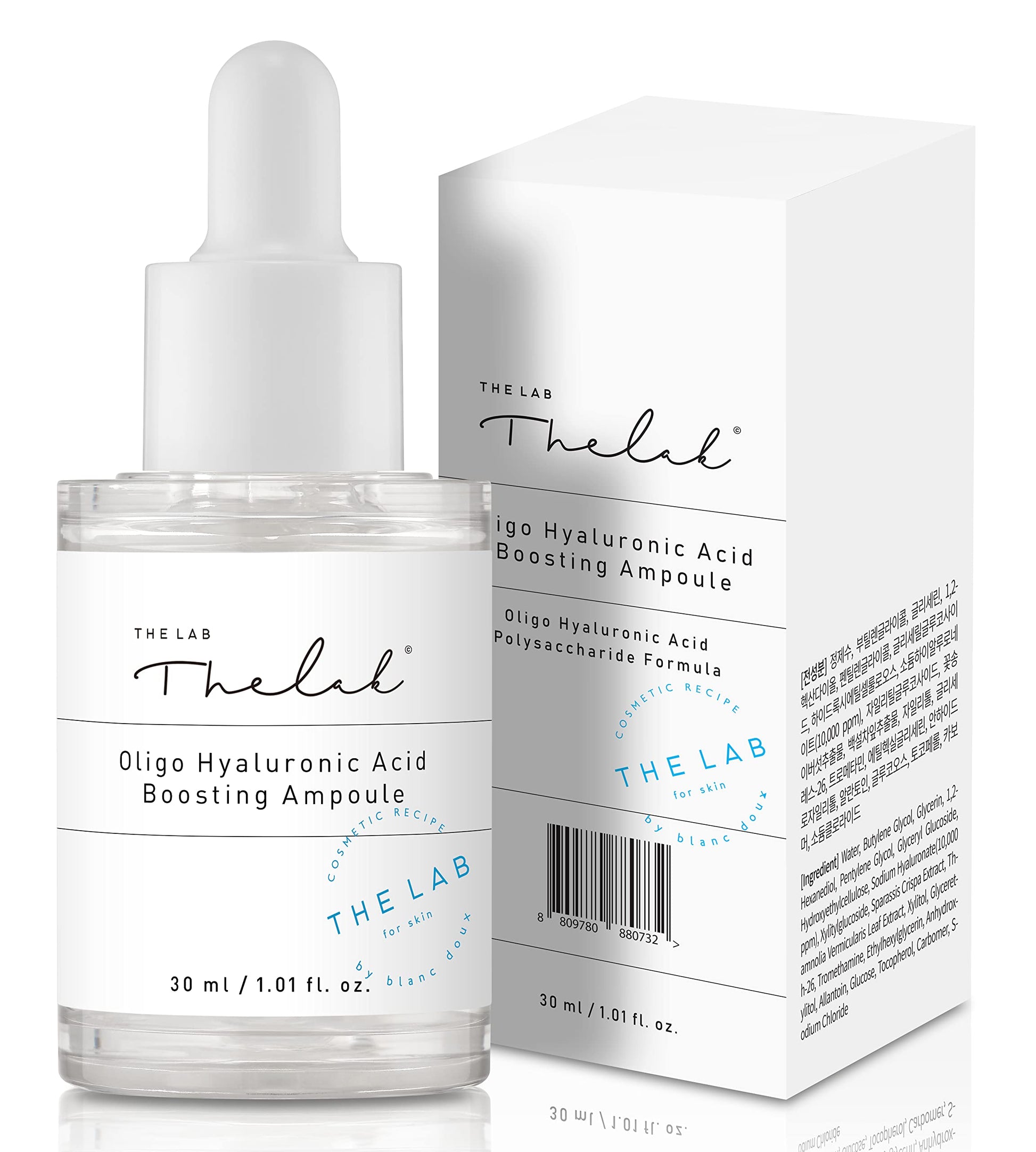 The LAB by blanc doux Oligo Hyaluronic Acid Boosting Ampoule 30ml - DODOSKIN